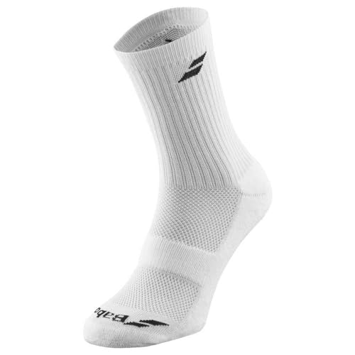 Babolat 3 Paar Tennis Socken weiss Gr. 35/38 von Babolat