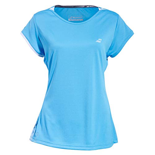 Babolat Damen Perf Cap Sleeve Top T-Shirt, Horizon Blue, M von Babolat