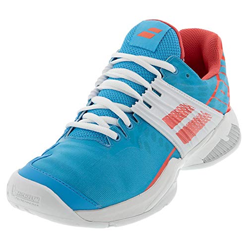 Babolat Damen Propulse Fury AC Women Tennisschuhe, Sky Blue/Pink, 40.5 EU von Babolat