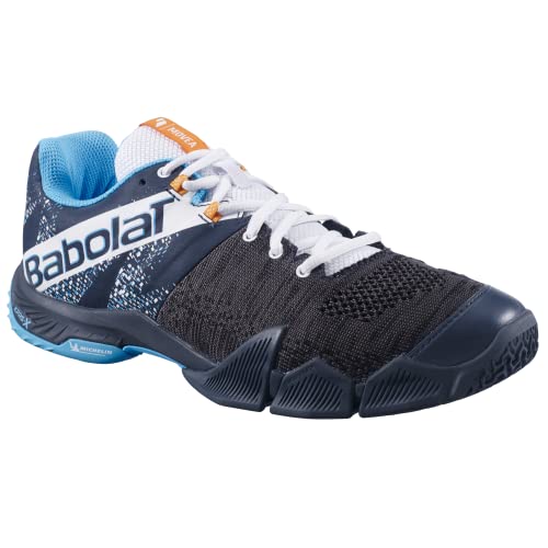 Babolat Herren MOVEA Men Padel Shoes, Grey/Scuba Blue, 40 EU Weit von Babolat