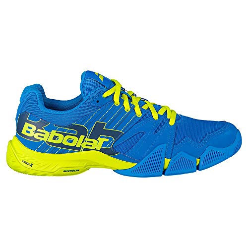 Babolat Herren PULSA Men Tennisschuhe, Blue Aster/Sulphur Spring, 47 EU von Babolat