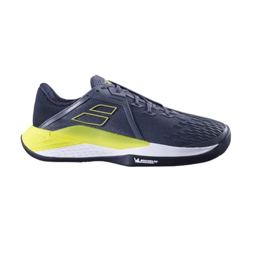 Babolat Herren Propulse Fury 3 Clay Tennisschuhe Sandplatzschuh Dunkelgrau - Neongrün 46,5 von Babolat