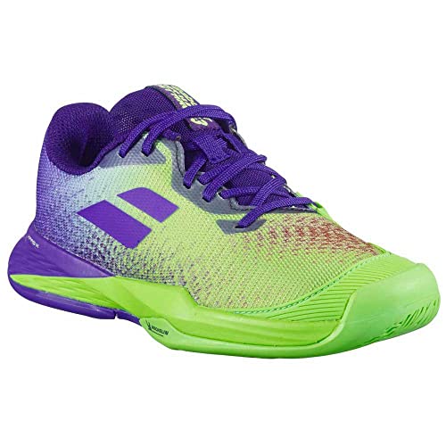 Babolat Kinder Jet Mach 3 Ac Ac Tennisschuhe Allcourtschuh Neongrün - Lila 35 von Babolat