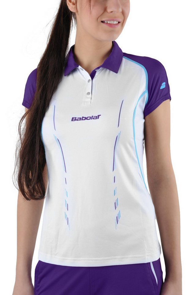 Babolat Poloshirt Match Performance #14 weiss Damen von Babolat