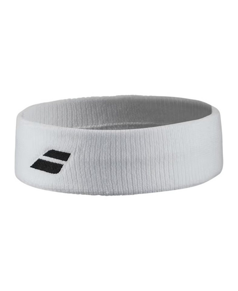 Babolat Stirnband Logo Headband weiss - 1 Stück von Babolat