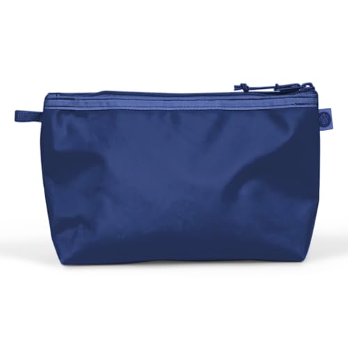 Baboon to the Moon Dopp Kit - Wasserabweisender Kulturbeutel für Damen und Herren, Reise-Make-up-Tasche, Organizer, große Kosmetiktasche, Marineblau, Dopp Kit von Baboon to the Moon