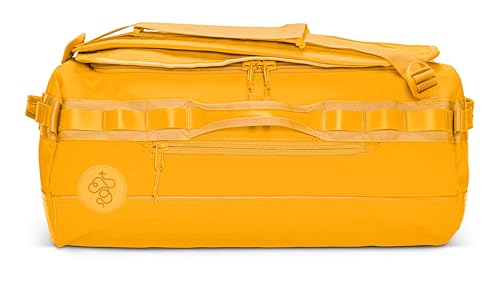 Go-Bag Duffle Bag – Stilvolle, kompakte, TSA-zugelassene Handgepäck-Reisetasche in mehreren Farben – leicht, langlebig, wasserabweisend für Damen und Herren, gelb, Small (Carry on), Rucksack Duffle von Baboon to the Moon