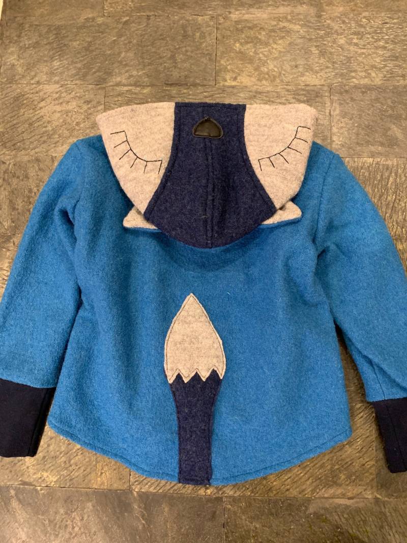 Fuchsjacke Jacke Parka Walkjacke Wollwalk Wolle 98/104 Wollwalkjacke Babum Fuchs von BabumDawanda