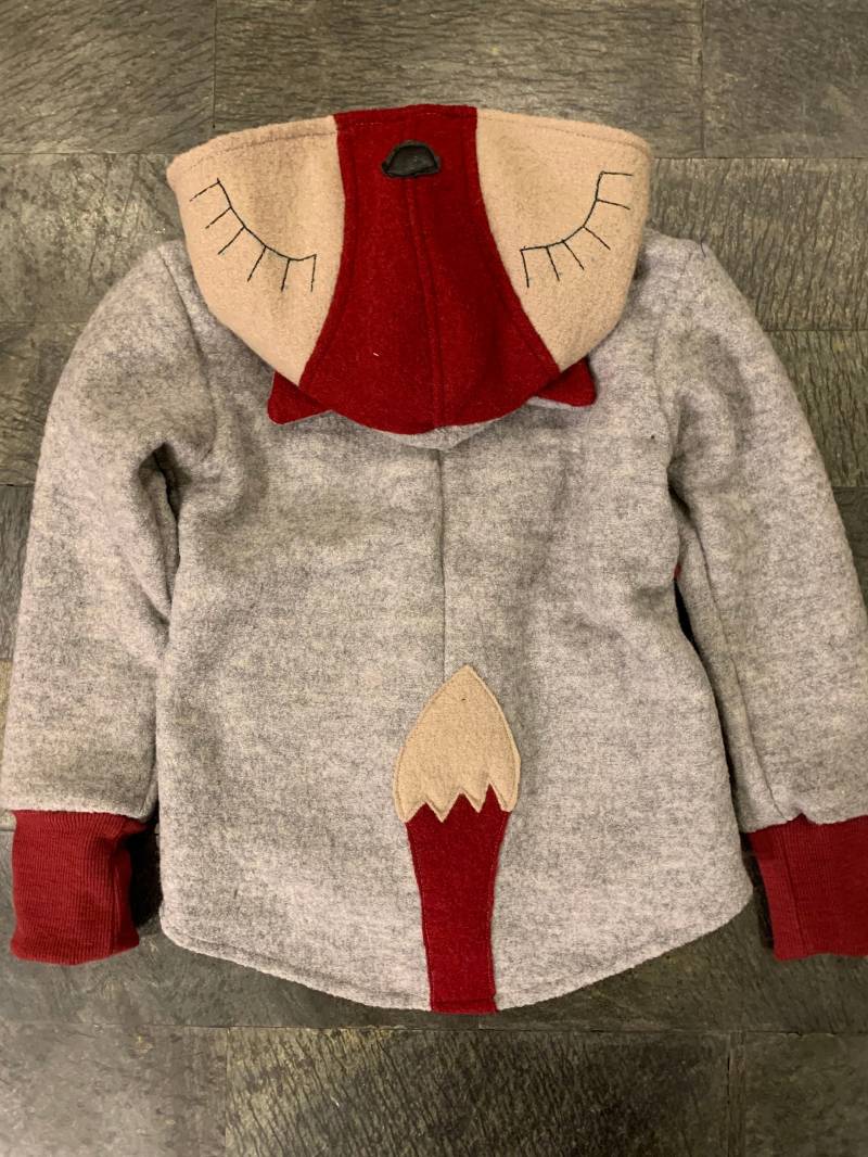 Walkjacke Walkwolle Wolle Jacke Fuchs Walk 110 116 Babum Wollwalkjacke von BabumDawanda