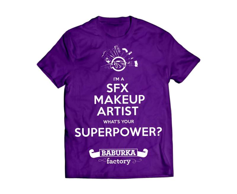 T-Shirt-Sfx-Visagistin von BaburkaCinemaCrafts