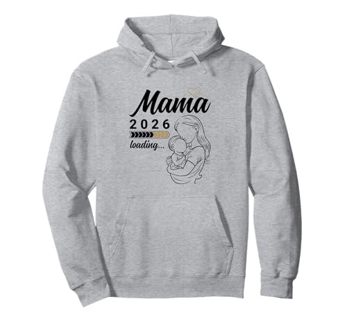 Baby Ankündigung Familie Überraschung Mama Loading 2026 Pullover Hoodie von Baby Ankündigung Familie & Mama Loading 2026