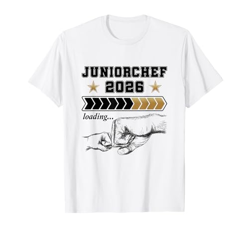 Baby Ankündigung Familie Juniorchef Loading 2026 Eltern T-Shirt von Baby Ankündigung Familie & Wir werden Eltern