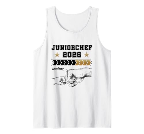Baby Ankündigung Familie Juniorchef Loading 2026 Eltern Tank Top von Baby Ankündigung Familie & Wir werden Eltern