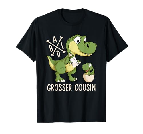 Bald Großer Cousin Dinosaurier Baby Dino T-Shirt Bald Großer Cousin Dinosaurier Baby Dino T-Shirt von Baby Ankündigung Großer Cousin Geschenk