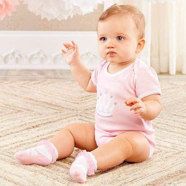 Little Princess Bodysuit & Sock Gift Set von Baby Aspen Gifts