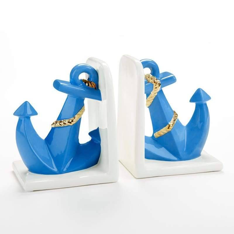 Anchor Porcelain Bookends von Baby Aspen