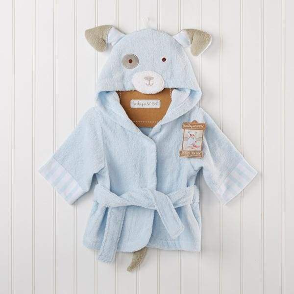 Bathtime Bow Wow Puppy Hooded Spa Robe (Personalization Available) von Baby Aspen