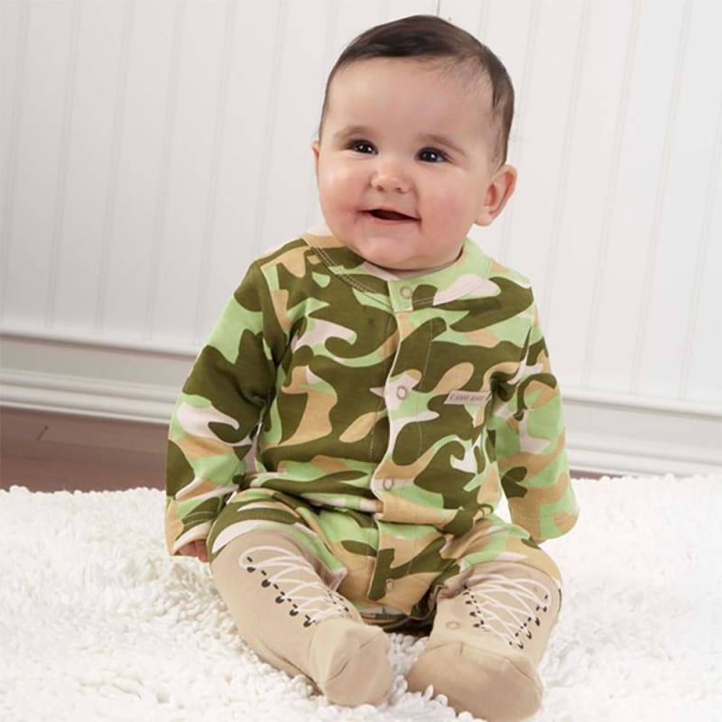 Big Dreamzzz Baby Camo 2-Piece Layette Set von Baby Aspen