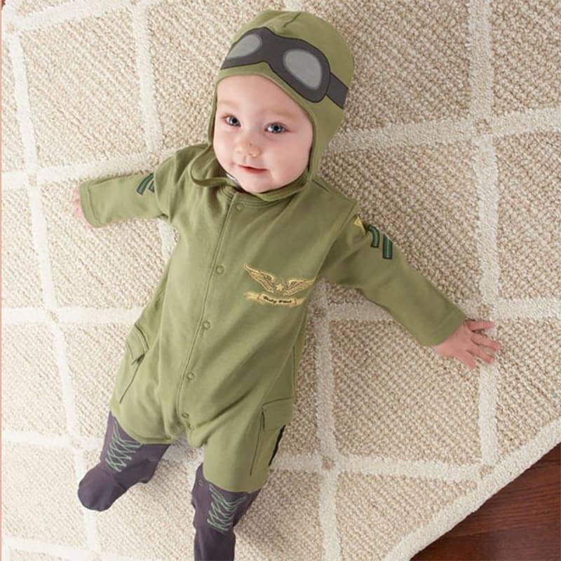 Big Dreamzzz Baby Pilot 2-Piece Layette Set von Baby Aspen