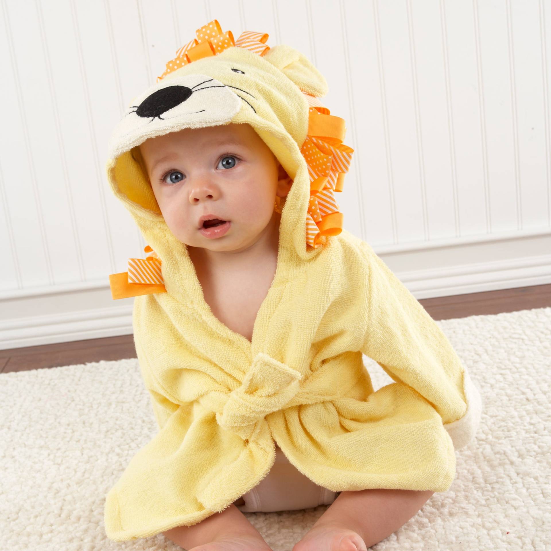 Big Top Bath Time Lion Hooded Spa Robe von Baby Aspen