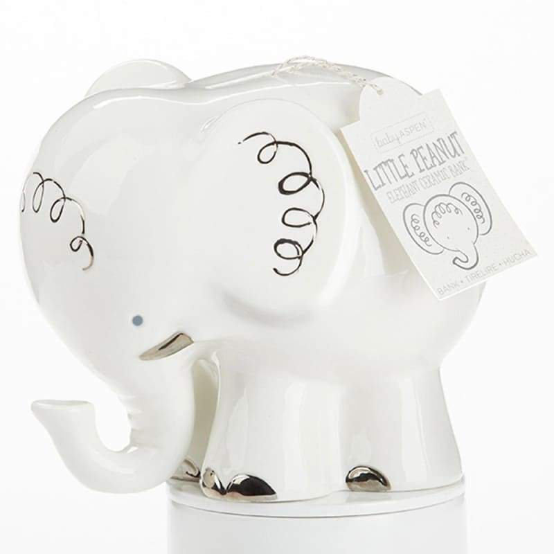 Little Peanut Elephant Porcelain Bank von Baby Aspen