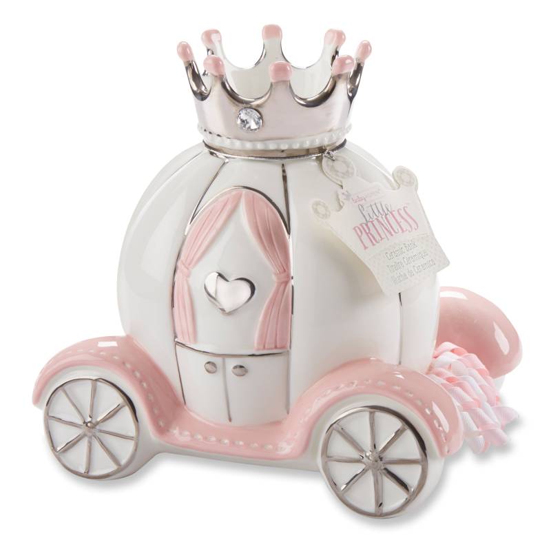 Little Princess Carriage Porcelain Bank von Baby Aspen