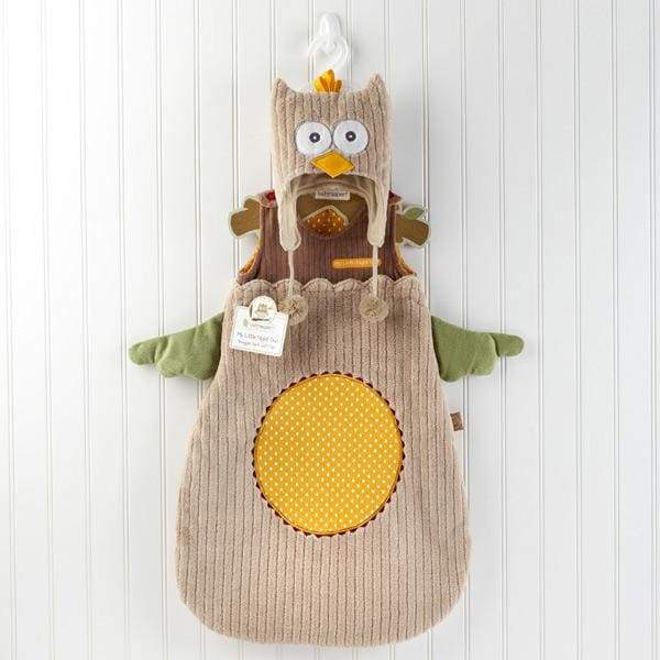 My Little Night Owl Snuggle Sack and Cap (Personalization Available) von Baby Aspen