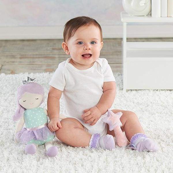 Phoebe the Fairy Princess Plush Plus Rattle and Socks for Baby von Baby Aspen