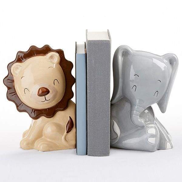 Safari Porcelain Bookends von Baby Aspen