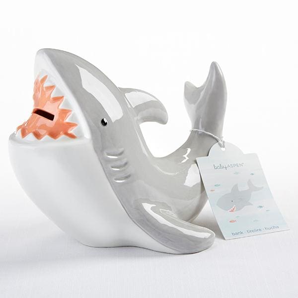 Shark Porcelain Bank von Baby Aspen