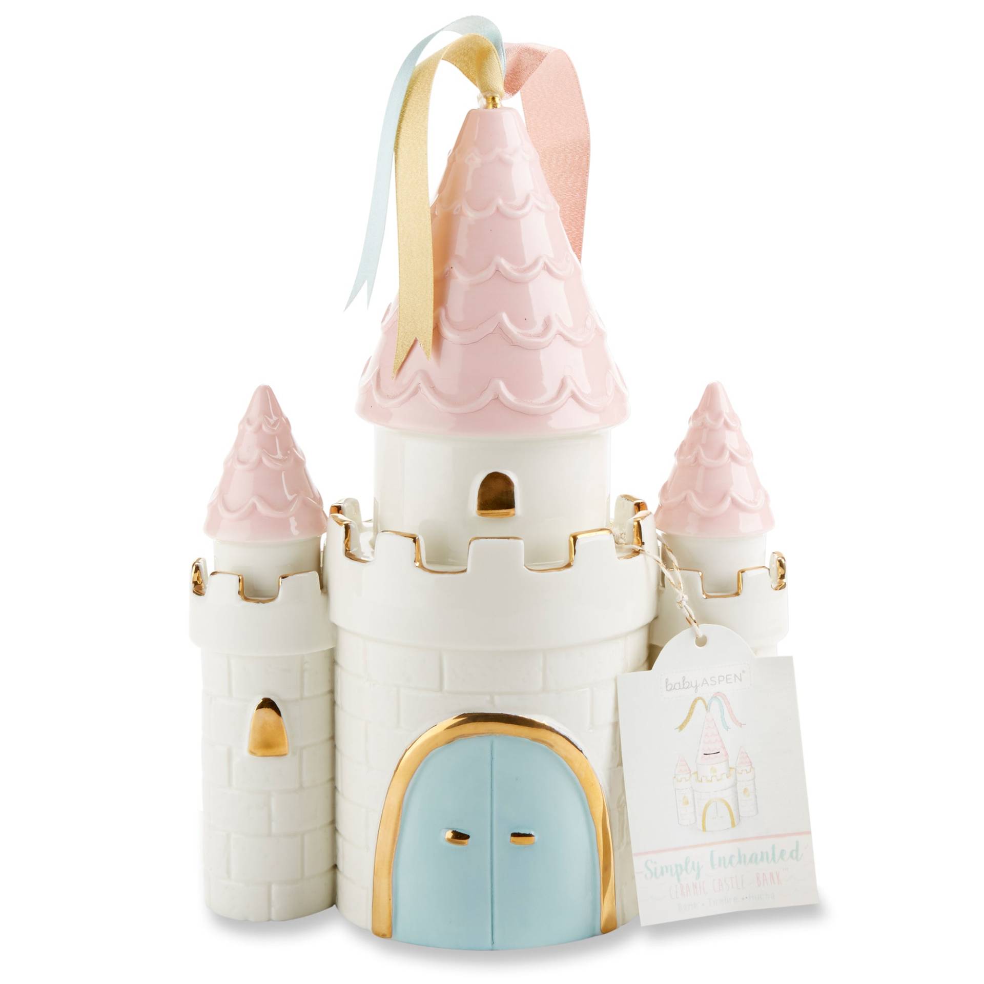 Simply Enchanted Castle Porcelain Bank von Baby Aspen