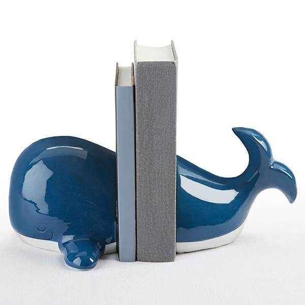 Whale Porcelain Bookends von Baby Aspen