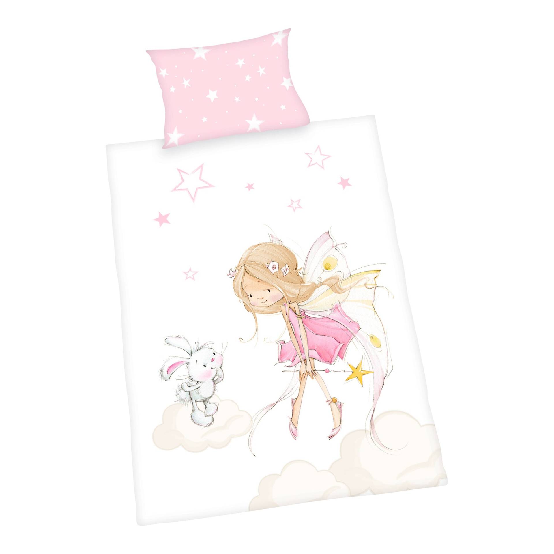 Baby Best Renforcé Wende-Bettwäsche Little Fairy 40x60 / 100/135 cm von Baby Best