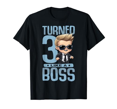 Baby 3. Geburtstag Junge Mädchen 3 Jahr wie ein Boss Kinder T-Shirt Baby 3. Geburtstag Junge Mädchen 3 Jahr wie ein Boss Kinder T-Shirt von Baby Birthday 3. Kindergeburtstag Junge Mächen