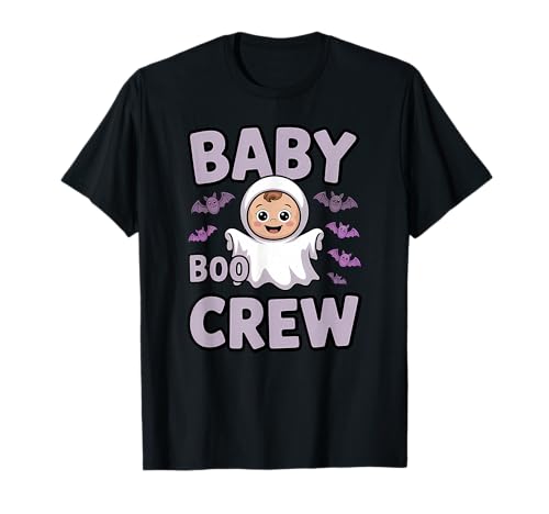 Baby Boo Crew Süßer Halloween-Geist T-Shirt von Baby Boo Crew Halloween Cute Ghost By NKR
