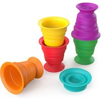 Baby Einstein Stack & Squish Cups™ Sensorisches Stapelspielzeug von Baby Einstein