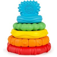 Baby Einstein Stack & Teethe™ Multi-Textur Beißring-Spielzeugset von Baby Einstein