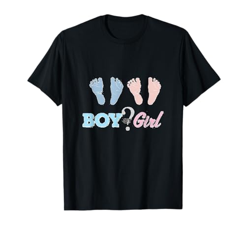 Jungen oder Mädchen Babyparty Gender Reveal T-Shirt Damen T-Shirt Jungen oder Mädchen Babyparty Gender Reveal T-Shirt Damen T-Shirt von Baby Gender Reveal Tees T-Shirt Gift