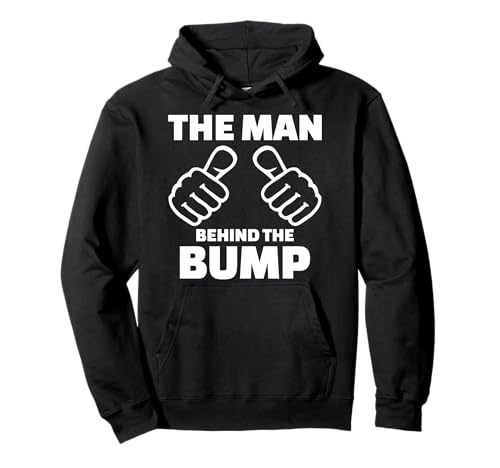 Baby The man behind the bump Pullover Hoodie von Baby Geschenke