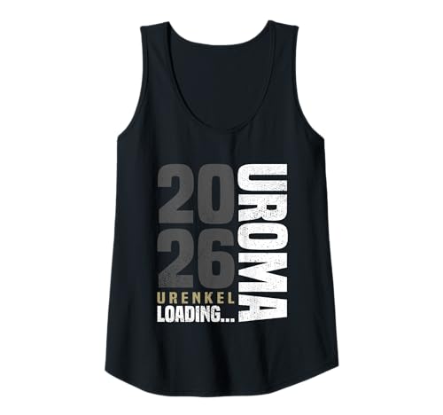 Damen Uroma 2026 Loading Baby Geschlecht Verkünden Ideen Party Tank Top von Baby Geschlecht Verkünden & Uroma Loading 2026