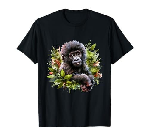 Niedlicher Baby-Gorilla, Herren, Damen, Kinder T-Shirt von Baby Gorilla Design Image For Men Women Kids