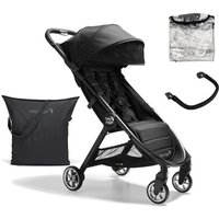 baby jogger Buggy City Tour 2 Pitch Black inklusive Sicherheitsbügel und Wetterschutz von Baby Jogger