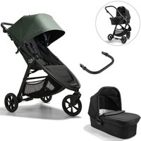 baby jogger Kombi-Kinderwagen City Mini GT2 Briar Green inklusive Babywanne und Sicherheitsbügel von Baby Jogger