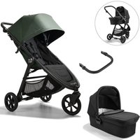 baby jogger Kombi-Kinderwagen City Mini GT2 Briar Green inklusive Babywanne und Sicherheitsbügel von Baby Jogger