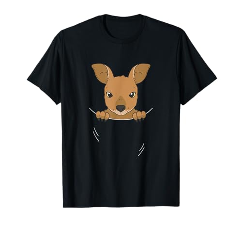 Niedliches Baby-Känguru in Bauchtasche T-Shirt Niedliches Baby-Känguru in Bauchtasche T-Shirt von Baby Kangaroo In A Pocket Belly Bag Design