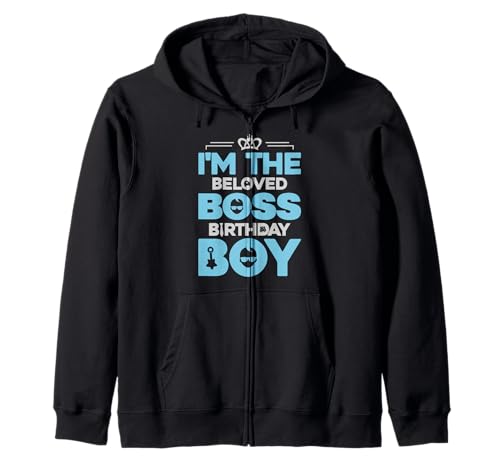 Ich Bin der Boss Geburtstagskind, Partyoutfit wie EIN Boss Boy Kapuzenjacke von Baby Like a Boss Birthday Family Outfits