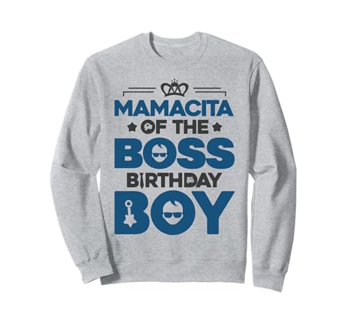 Mamacita of The Boss Geburtstagsparty-Outfit wie eine Boss Mama Sweatshirt von Baby Like a Boss Birthday Family Outfits