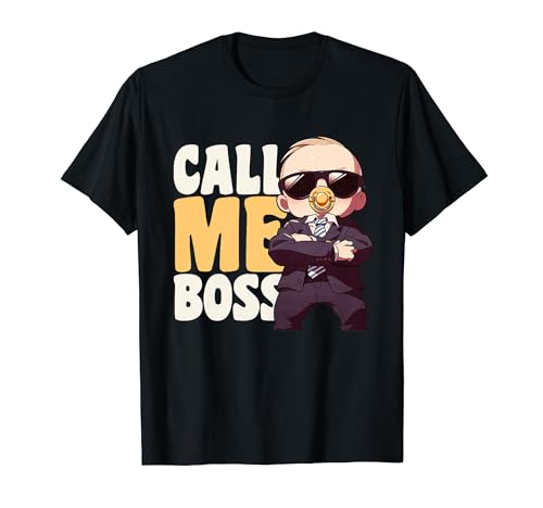 Baby Boss „Nenn mich Boss“ Wie ein Boss Kinder T-Shirt von Baby Like a Boss Merch