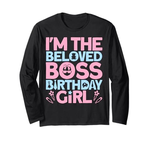 I'm The Boss Geburtstagskleidung für Mädchen wie EIN Bossgirl Langarmshirt von Baby Like a Boss Merch
