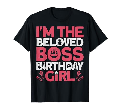 I'm The Boss Geburtstagskleidung für Mädchen wie EIN Bossgirl T-Shirt von Baby Like a Boss Merch